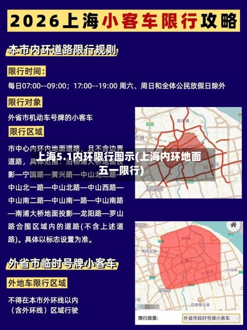 上海5.1内环限行图示(上海内环地面五一限行)